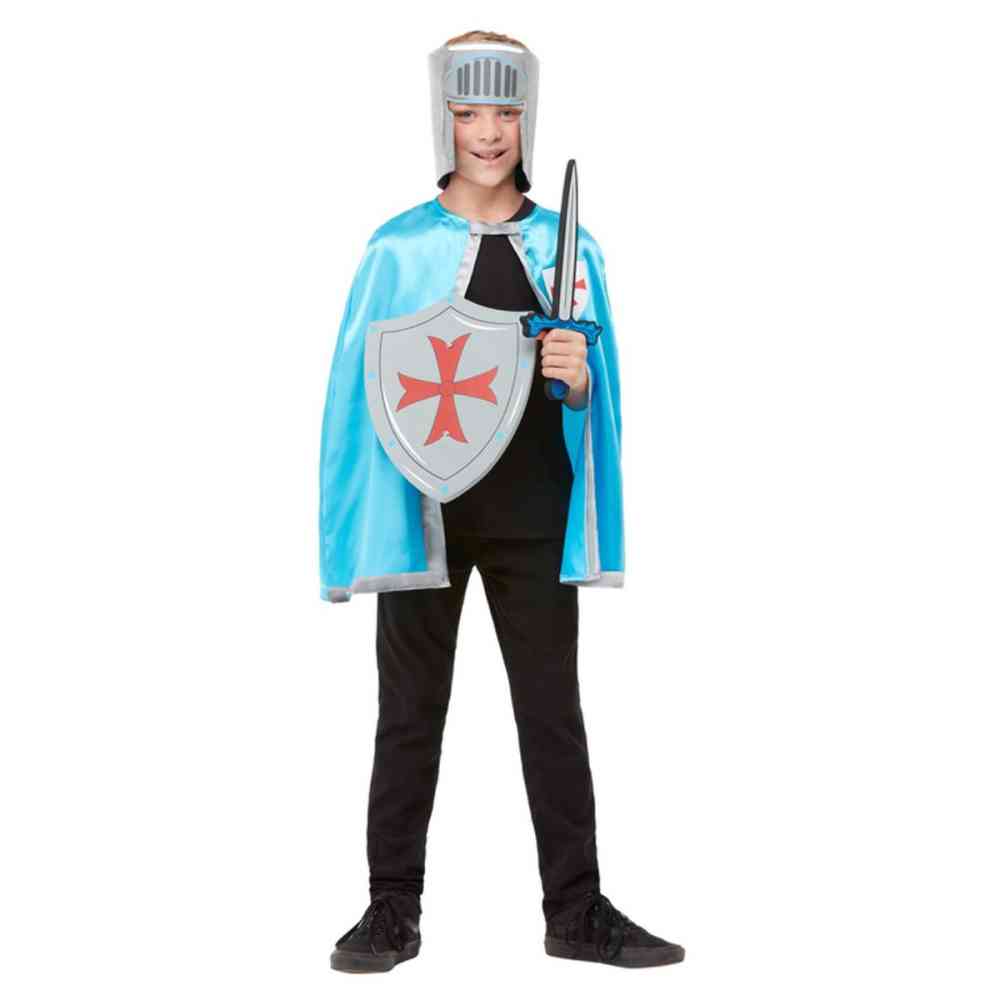 Smiffys - Knight Kinder Kostuum - Blauw